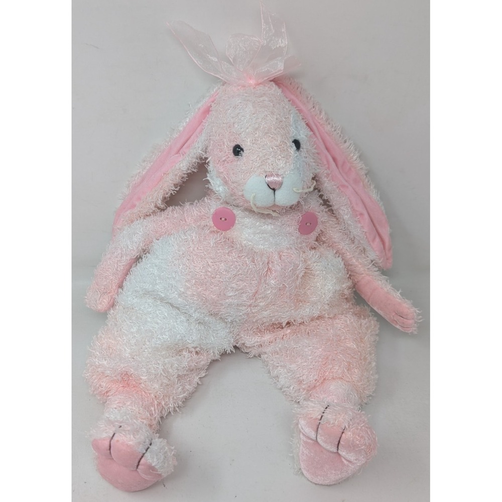 Vintage‎ Dakin Bunny Rabbit Plush Sitting Bunnies Easter Floppy Tie Dye Y2K Pink